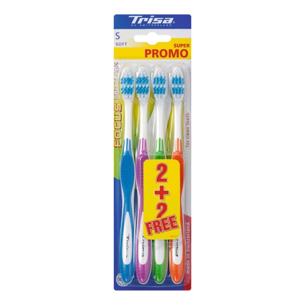 مسواک فوکوس پروکلین چهار عددی - Focus Pro Clean Toothbrush