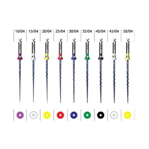 فایل روتاری آبی تیپر ثابت 4% طول 25mm - Smart Blue Rotary Files