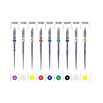 فایل روتاری آبی تیپر ثابت 6% طول 25mm - Touch Blue Rotary File