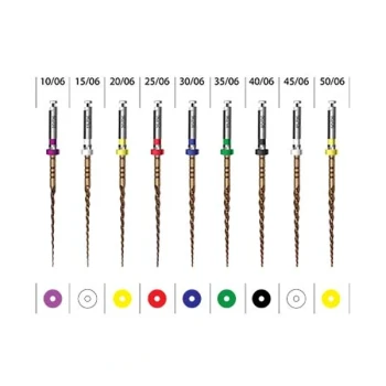 فایل روتاری طلایی تیپر ثابت 6% طول 25mm - Touch Gold Rotary File