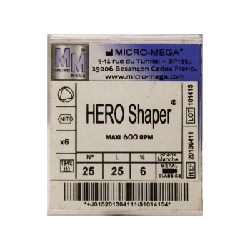 فایل روتاری هرو 6٪ شش عددی - Hero Shaper Rotary File