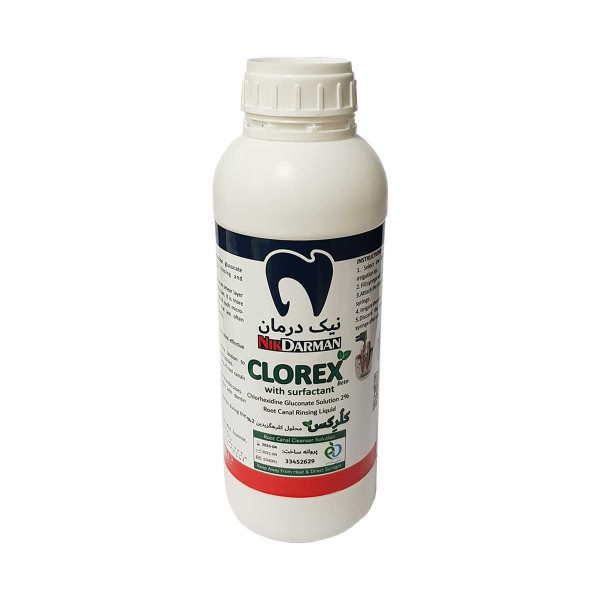 محلول کلرهگزیدین یک لیتری - Clorex Mega Clorhexidine Solution %2