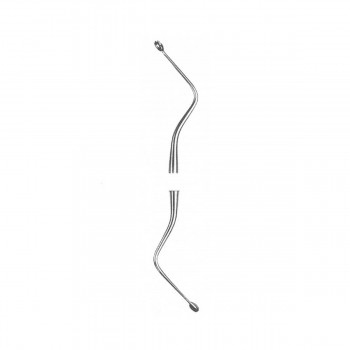 کورت قاشقی شماره 2 - Spoon Surgical Curette Fig.2