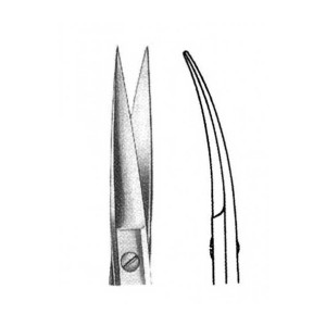 قیچی اریس سر کج 11.5cm - Iris Scissors