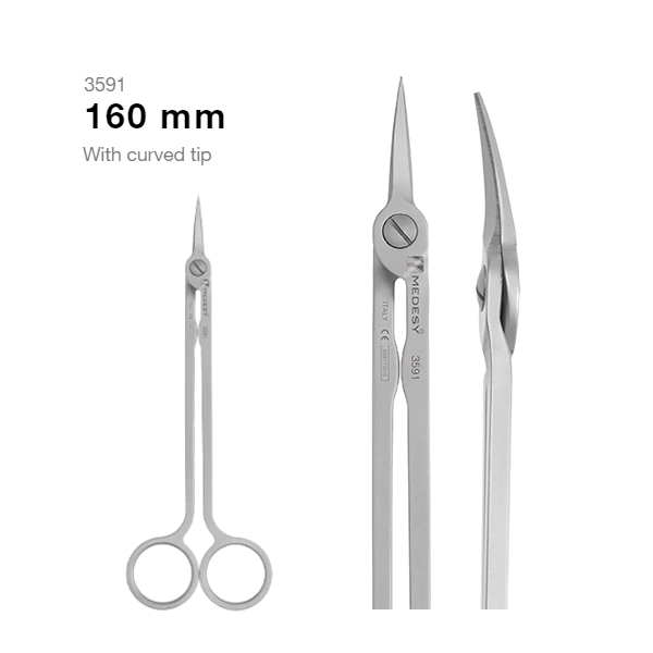 قیچی جراحی Hi-Tech Scissor مدسی سر منحنی 160mm