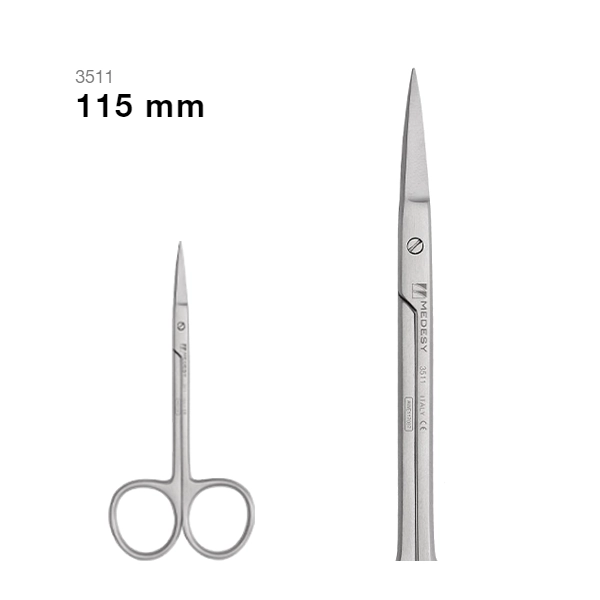 قیچی جراحی Scissor Iris مدسی سر صاف