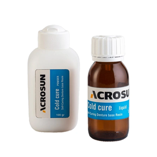ست آکریل فوری رنگ دندان - Acrosun Cold Cure