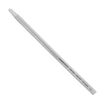 دسته آینه استیل 8 ضلعی شیاردار - Stainless Steel octagonal knurled Mirror handle 420