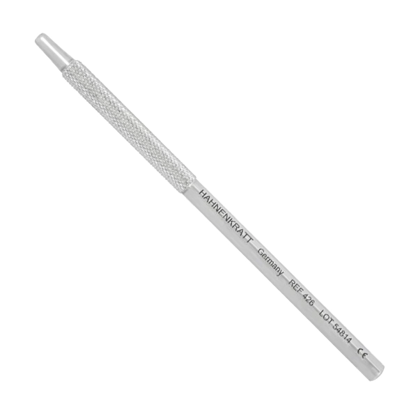 دسته آینه استیل گرد مدل شیاردار - Stainless Steel knurled Mirror handle 426
