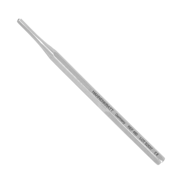 دسته آینه 6 ضلعی تو خالی 135 میل - Stainless hexagonal steel Mirror handle 480