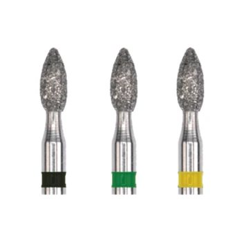 فرز الماسی مدل شعله شمعی پهن توربین - Pointed Football Dental Bur 830
