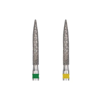 فرز الماسی مدل شعله شمعی توربین - Flame Dental Diamond Bur 863