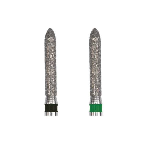 فرز الماسی مدل استوانه ای با نوک مورب توربین  - Torpedo Dental Diamond Bur 868
