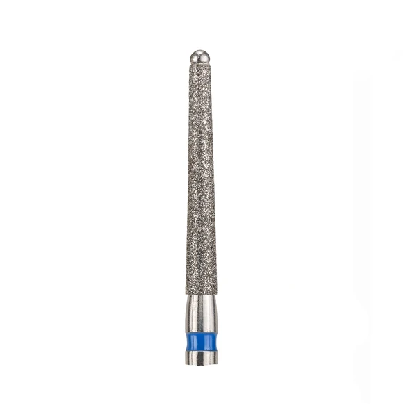 فرز الماسی مدل مخروطی ته گرد توربین فرم 220 - Dental Diamond Burs 857