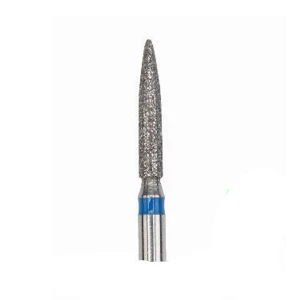 فرز الماسی مدل شعله شمعی بلند توربین فرم 249 - Dental Diamond Burs Flame 862