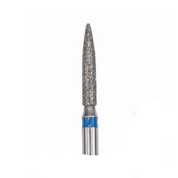 فرز الماسی مدل شعله شمعی بلند توربین فرم 249 - Dental Diamond Burs Flame 862