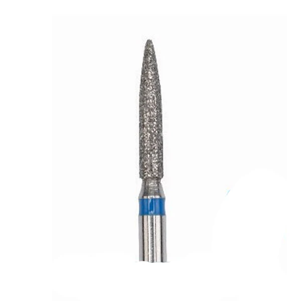 فرز الماسی مدل شعله شمعی بلند توربین فرم 249 - Dental Diamond Burs Flame 862