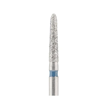 فرز الماسی مدل مخروطی ته گرد توربین فرم 298 - Dental Diamond Burs Flame 878