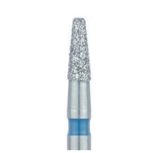 فرز الماسی مدل مخروطی ته صاف توربین 5 عددی - Dental Diamond Burs Flat End Taper 845R