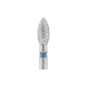 فرز الماسی مدل شعله شمعی پهن توربین 5 عددی - Dental Diamond Burs Football 830