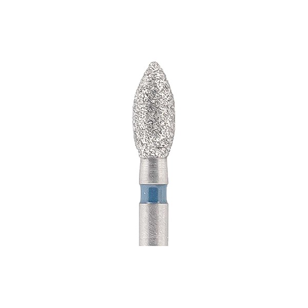 فرز الماسی مدل شعله شمعی پهن توربین 5 عددی - Dental Diamond Burs Football 830