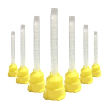 میکسینگ تیپ قالبگیری زرد 50 عددی - Mixing Tip