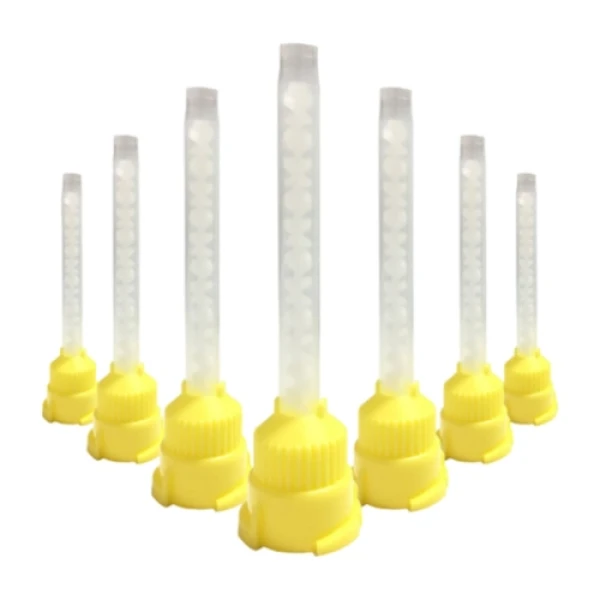 میکسینگ تیپ قالبگیری زرد 50 عددی - Mixing Tip