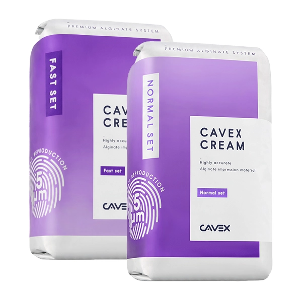 آلژینات خامه ای برند Cavex نرمال ست و فست ست