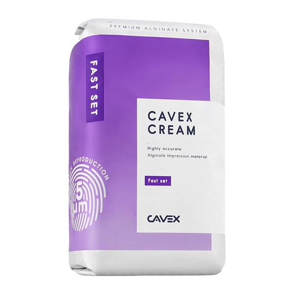 آلژینات خامه ای برند Cavex فست ست