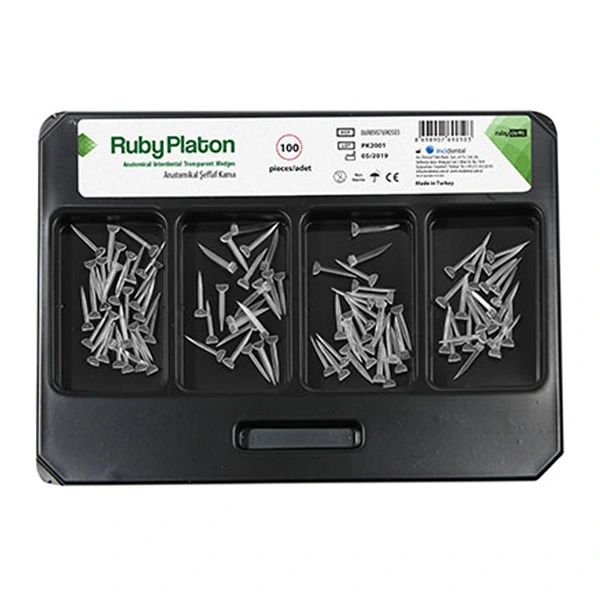 وج آناتومیک شفاف 100 عددی - Ruby Platon Transparent Wedge