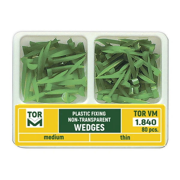 کیت وج پلاستیکی سبز  - Plastic Fixing Non Transparent Wedege