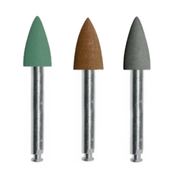 مولت آمالگام و طلا شکل شعله شمعی متوسط 5 عددی - Amalgam And Gold Polisher