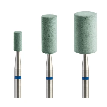 مولت هندپیس استوانه‌ای جنس سرامیکی _ الماسی (مخصوص زیرکونیا) - Rubber Diamond Polishers