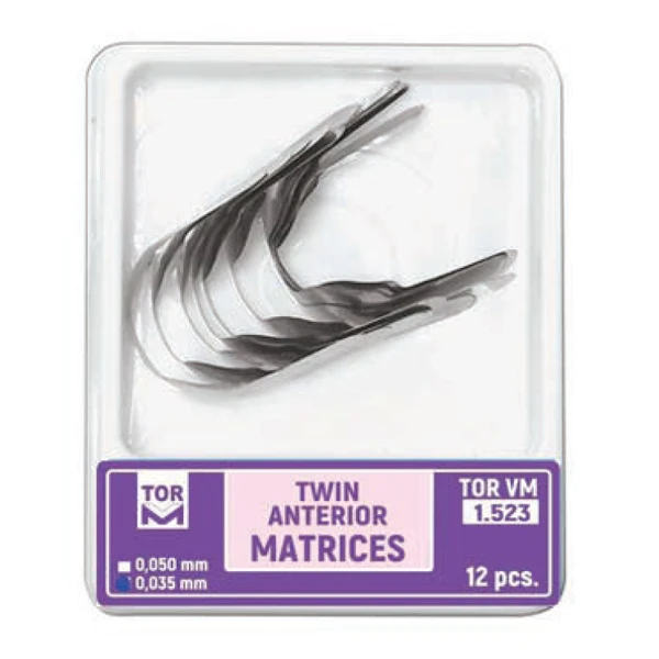 نوار ماتریکس قدامی فرم داده شده  - Twin Anterier Matrices 
