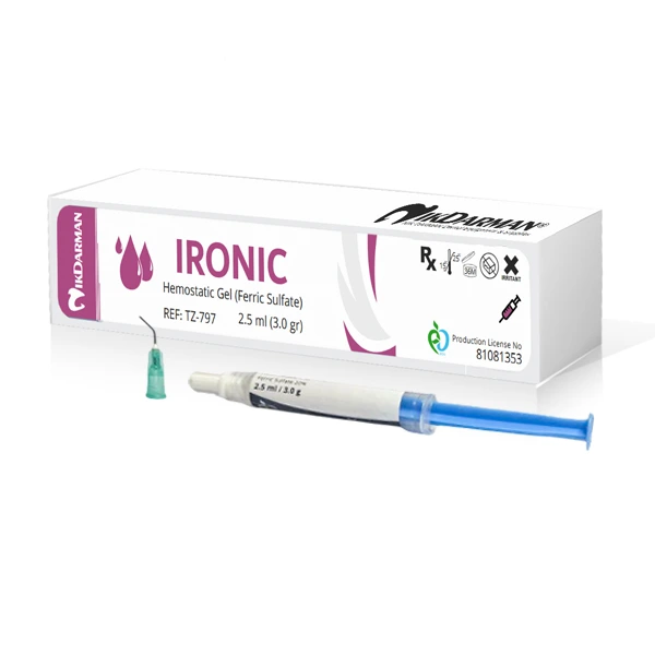هموستاپ ژل انعقاد خون آیرونیک 3 گرمی - IRONIC Hemostatic Gel
